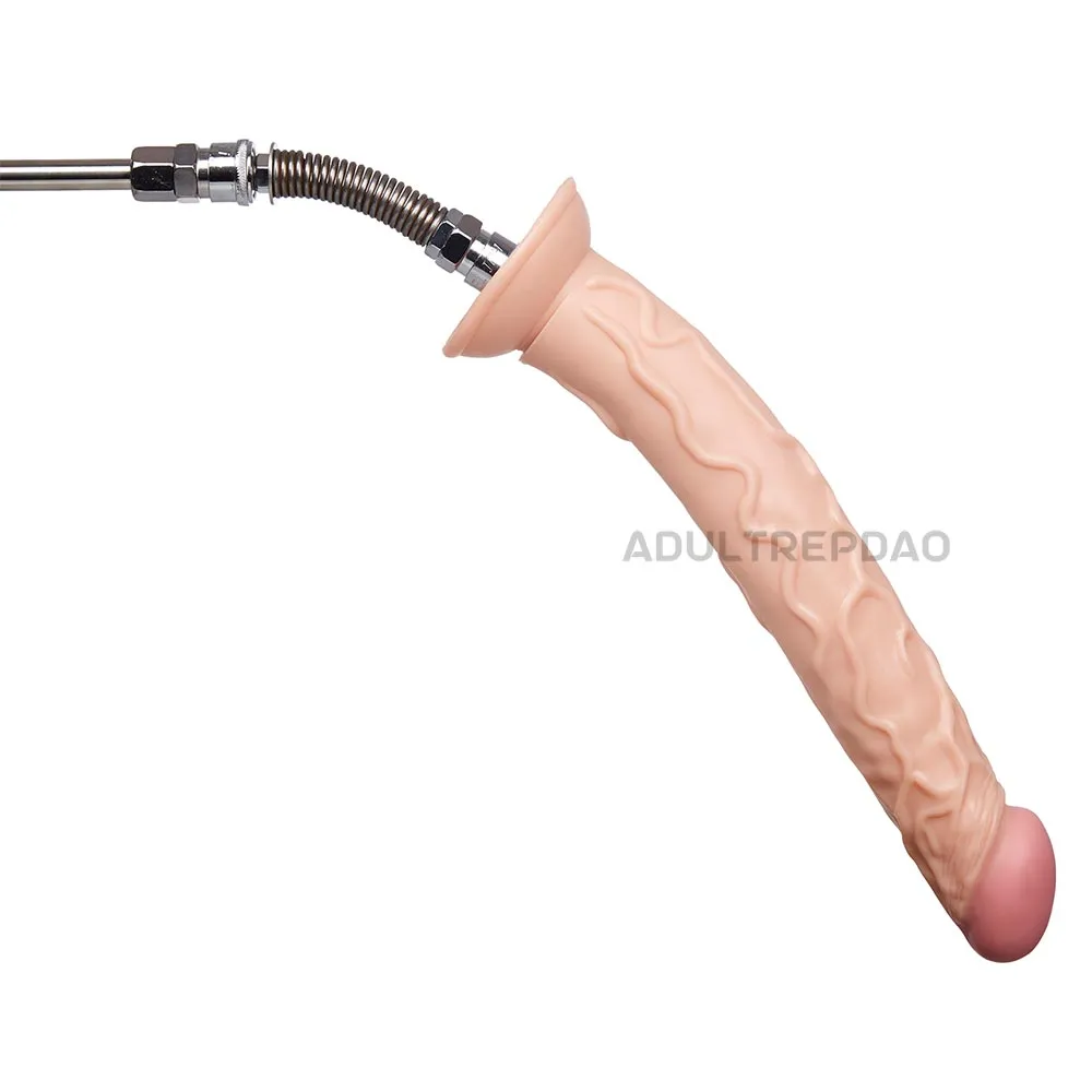 13.39-inch Ultra-Long Big Thick Veins Dildo Attachment for Lustti Sex Machines
