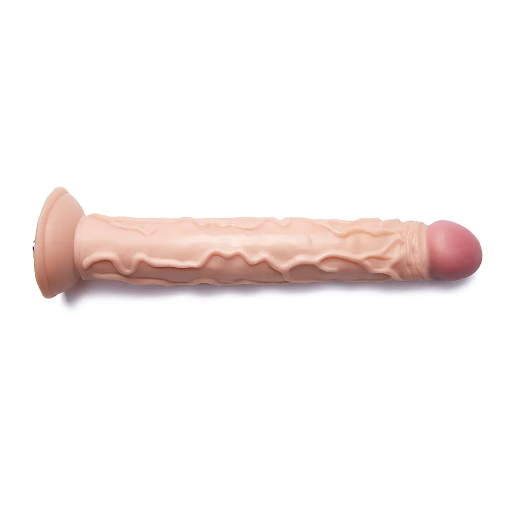 13.39-inch Ultra-Long Big Thick Veins Dildo Attachment for Lustti Sex Machines