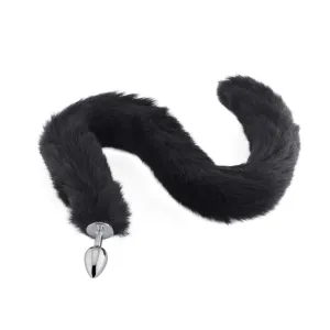 32 Black Fox Tail Plug