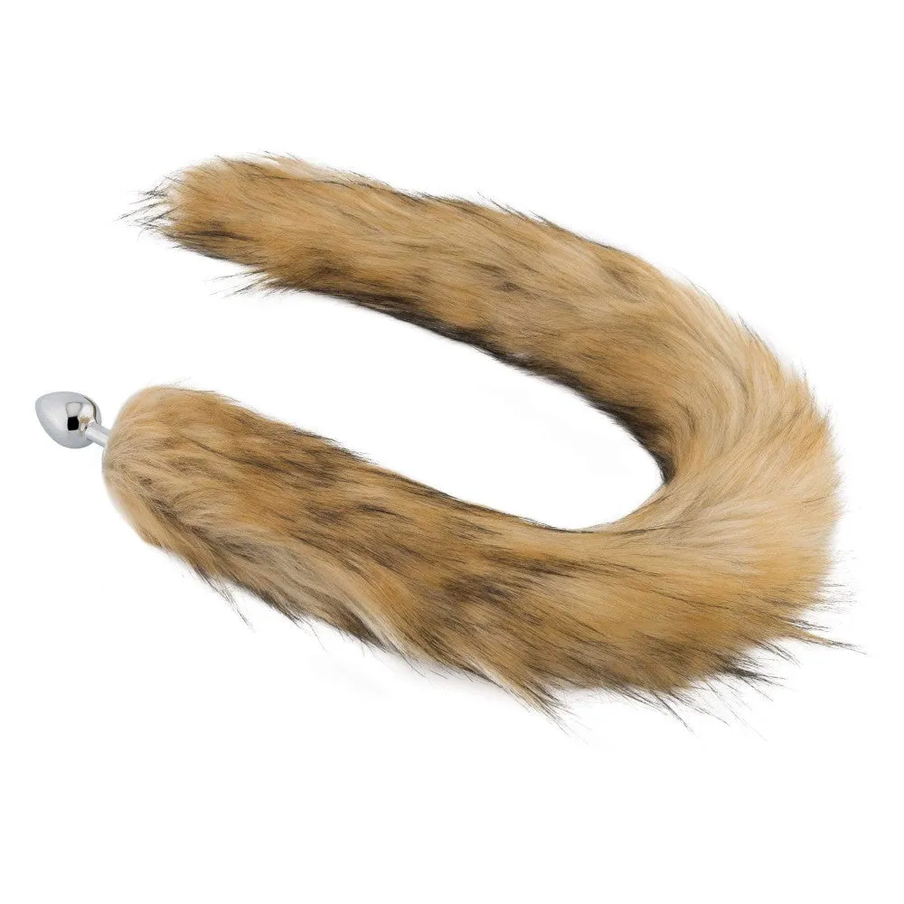 32 Brown Fox Tail Plug