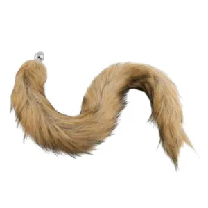 32 Brown Fox Tail Plug