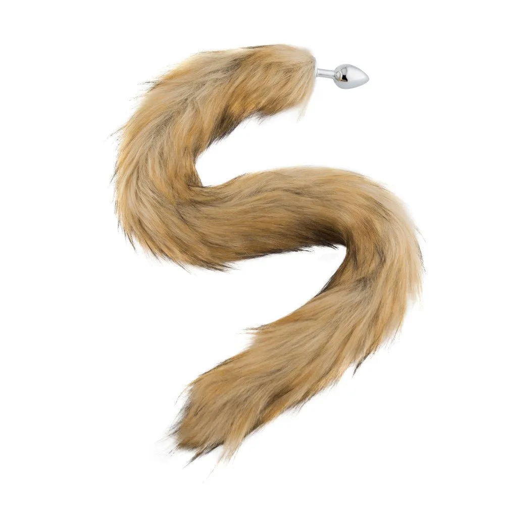 32 Brown Fox Tail Plug
