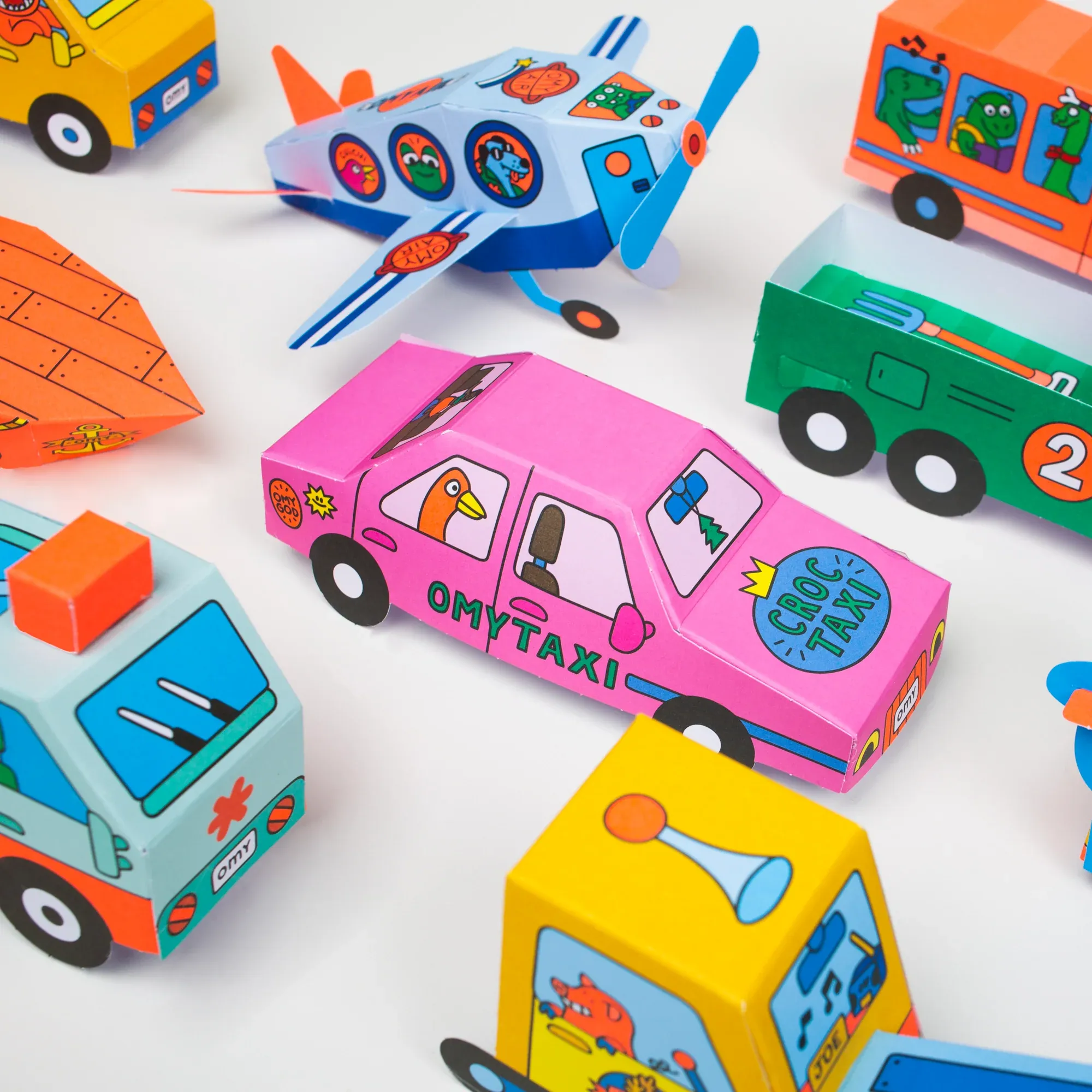 3D Paper Toys - Vehicules