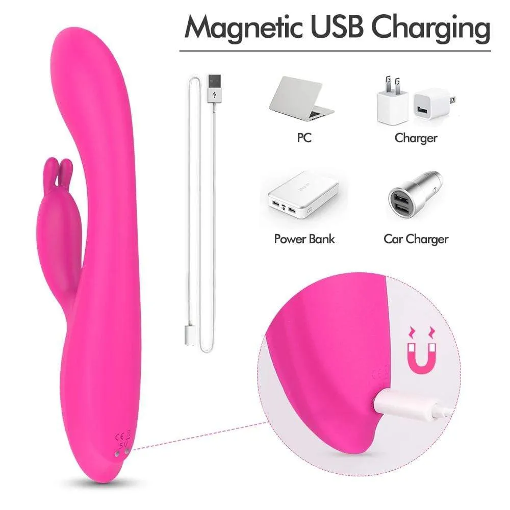 9 Vibration Modes 8.6 in G-spot 2 Motors 107.6 °F Heating Vibrators