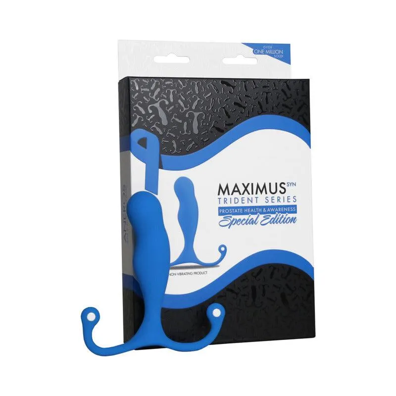 Aneros Maximus Trident SYN Special Edition Blue Hands-Free Prostate Stimulator