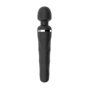 Aparat de masaj LOVENSE Domi 2 Wand Vibrator. control prin aplicație. funcții de vibrație nelimitate. sincronizare cu muzică. negru