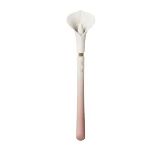 Aparat de masaj ZALO Calla Vibrating Massager. în formă de cală. 8 funcții de vibrație. rezistent la apă IPX7. culoare roz cu alb