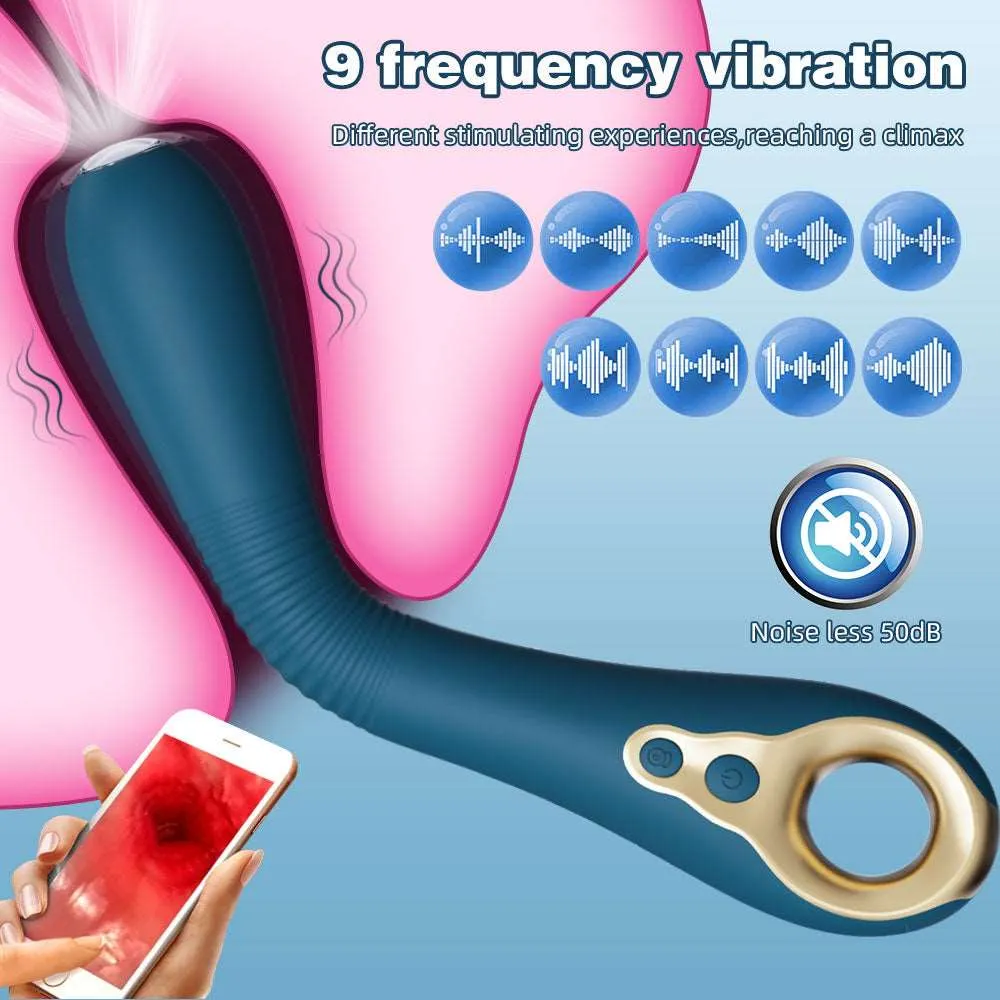 APP Control Endoscope Vibrator - Domlust Endoscopic Female Sex Toys for Wellness Healthcare