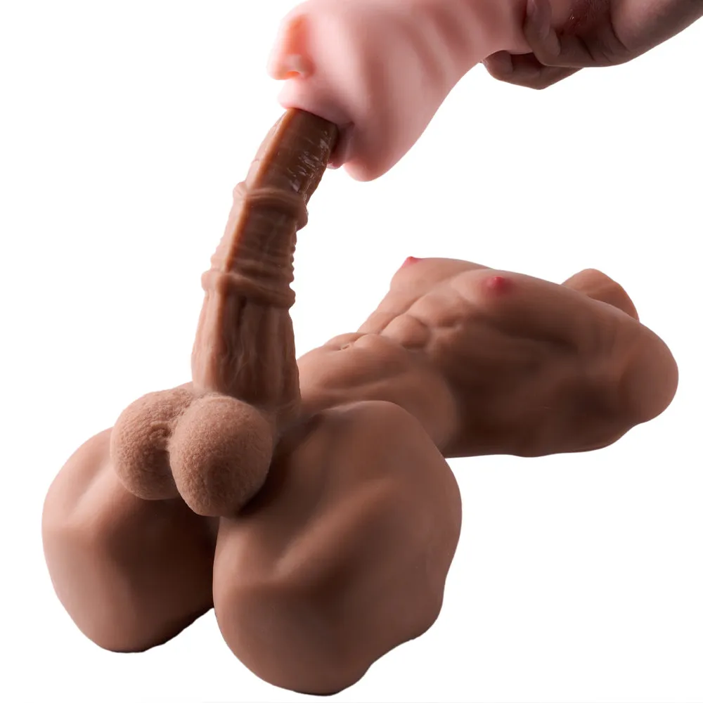 Arthur: Torso Sex Doll With Horse Dildo Universal Sex Toys