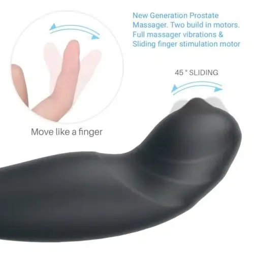 Ass Gasm 3 in 1 | 2 Motors | Remote Control | P-Spot Massager | 9 Sliding Modes