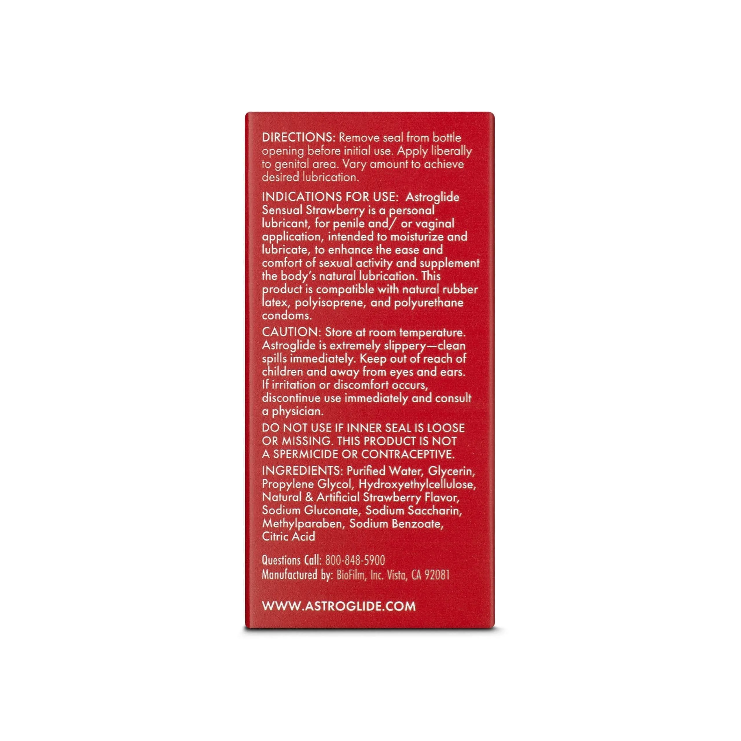 Astroglide - Sensual Strawberry Flavoured Water Based Personal Lubricant