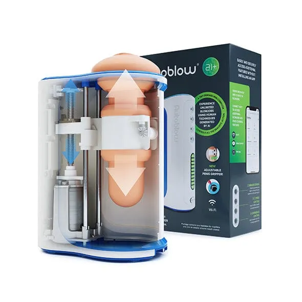 Autoblow - A.I  Machine Hands Free App-Controlled Masturbator (White)