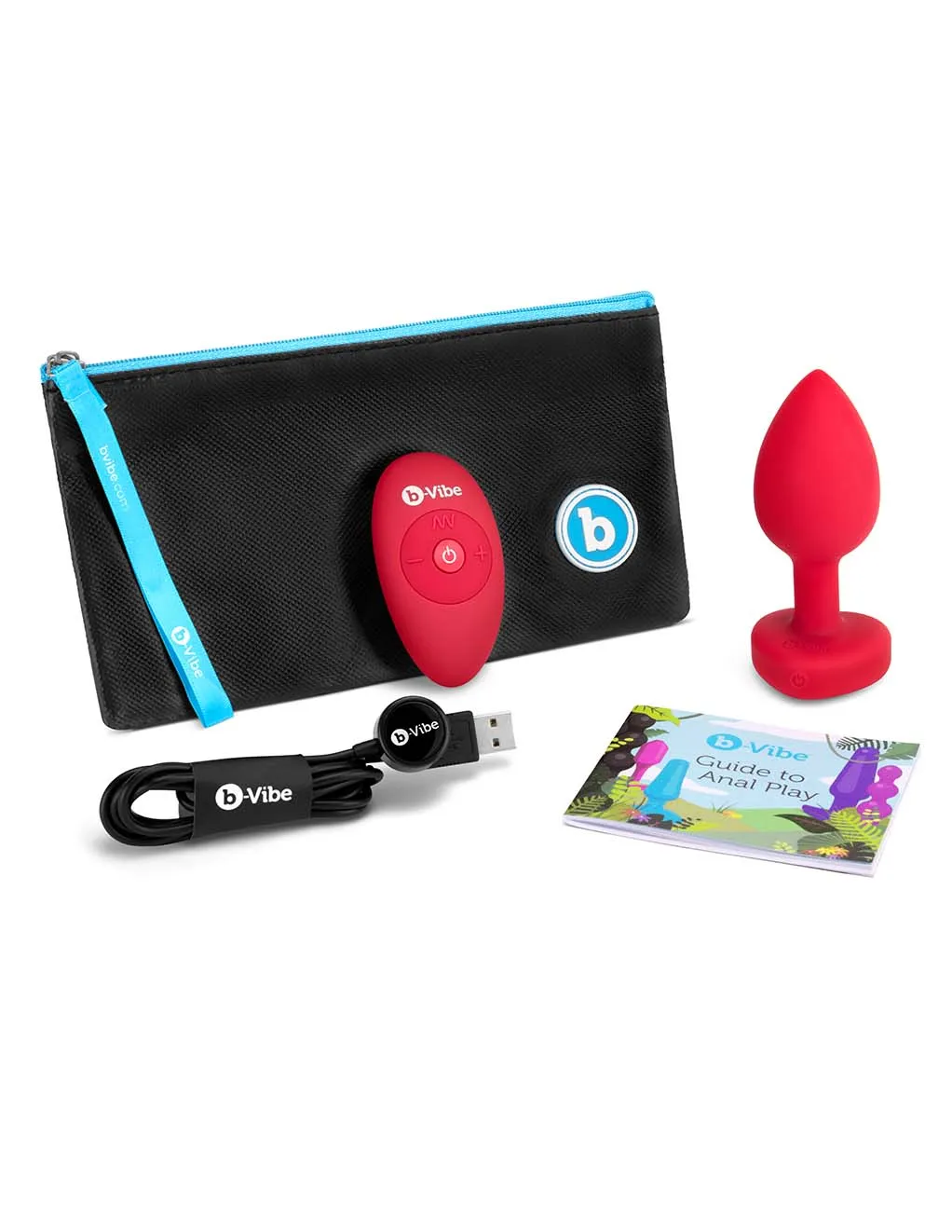 B-Vibe Vibrating Heart Plug M/L