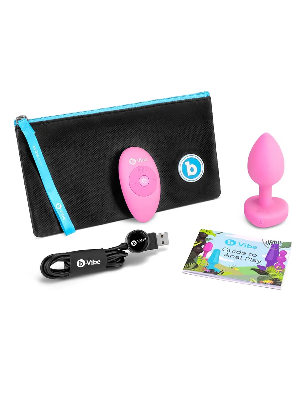 B-Vibe Vibrating Heart Plug S/M