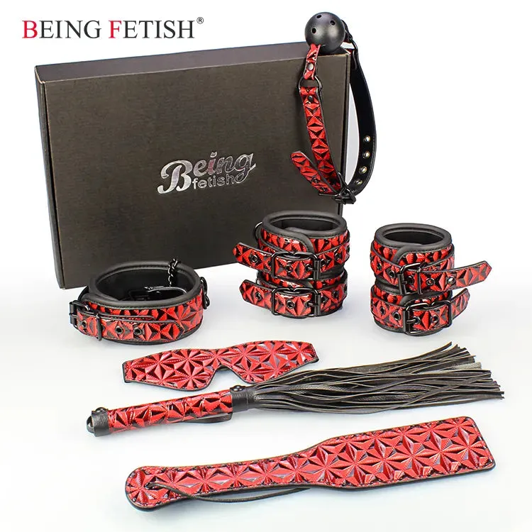 Being Fetish  | Heavy duty 7 Piece Fetish Bondage Kit