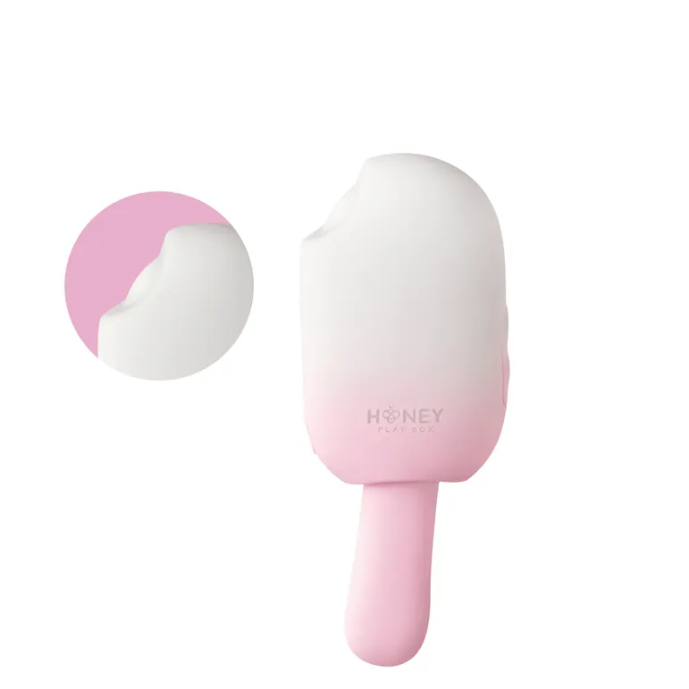 Bite Me Sucking Tapping & Vibrating Cream Pop Stimulator