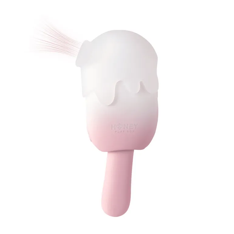 Bite Me Sucking Tapping & Vibrating Cream Pop Stimulator