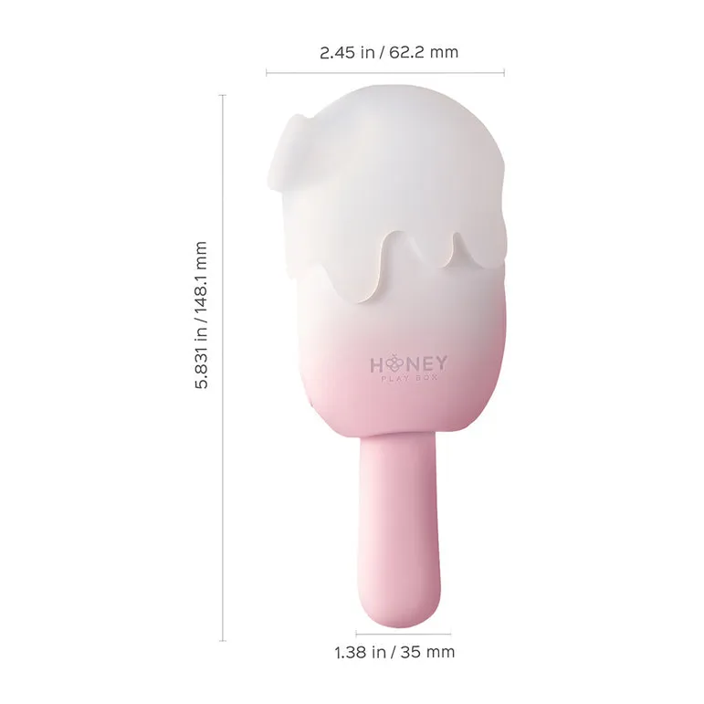 Bite Me Sucking Tapping & Vibrating Cream Pop Stimulator