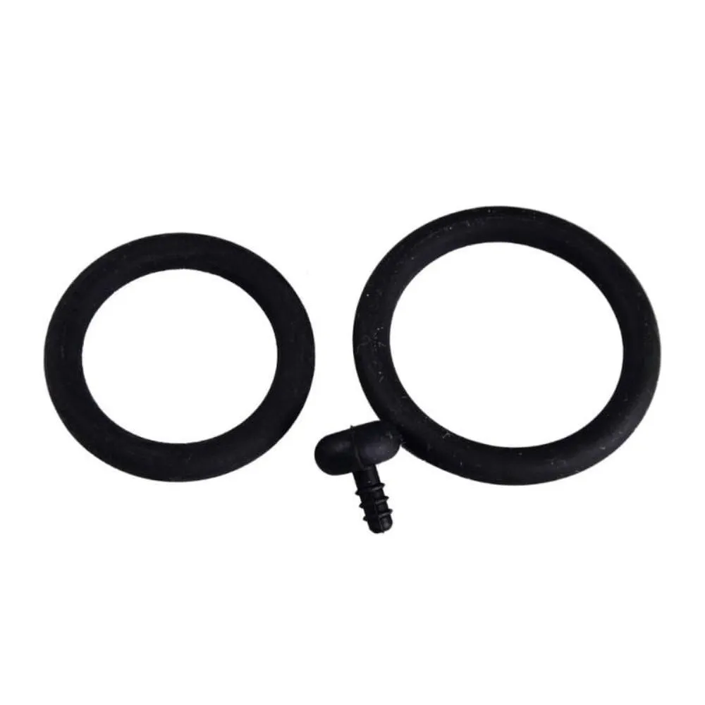 Black Ribbed Urethral Sounding Rod