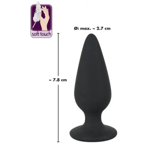 Black Velvets Heavy Butt Plugs 40 gr Small