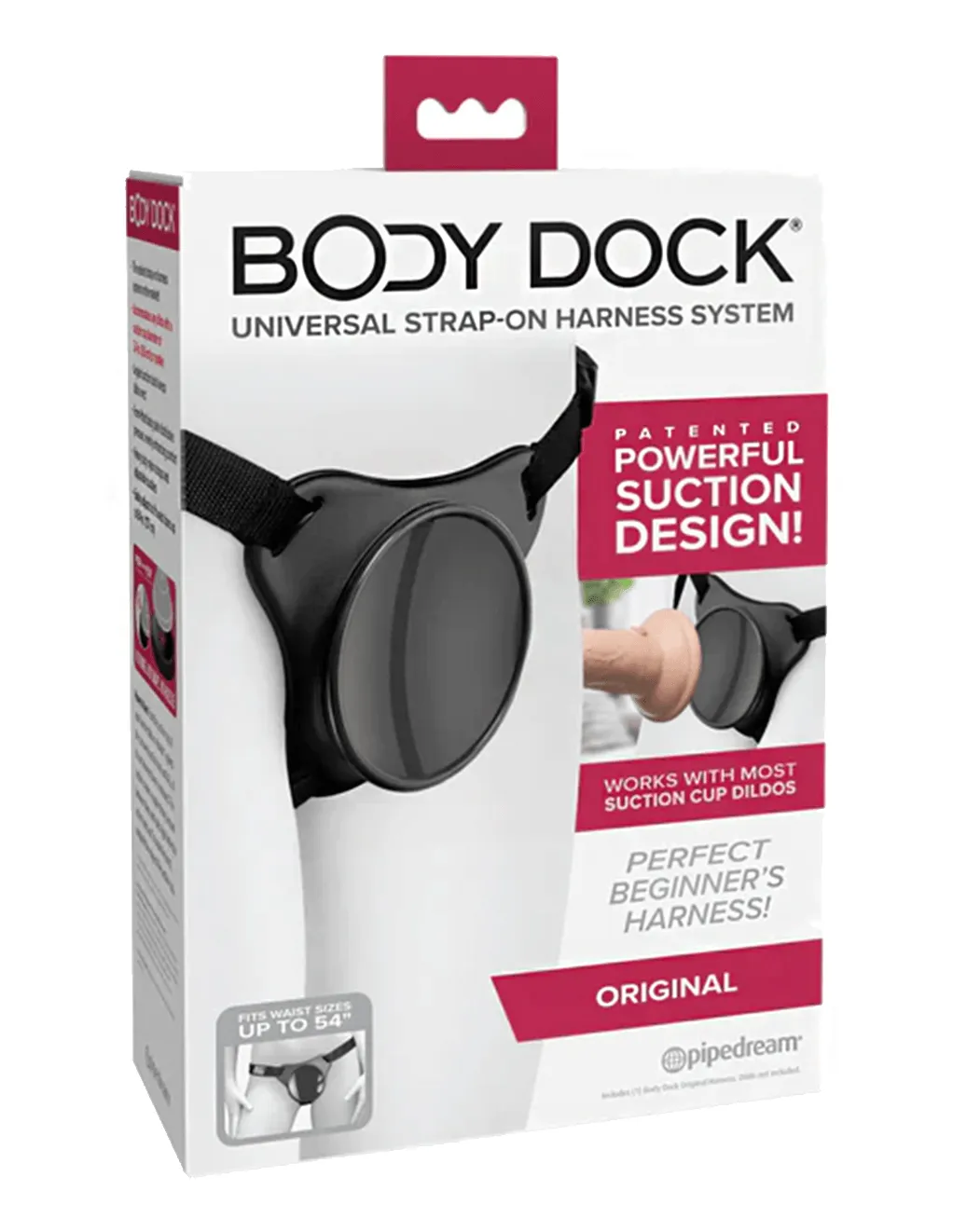 Body Dock Original Universal Suction Cup Dildo Harness