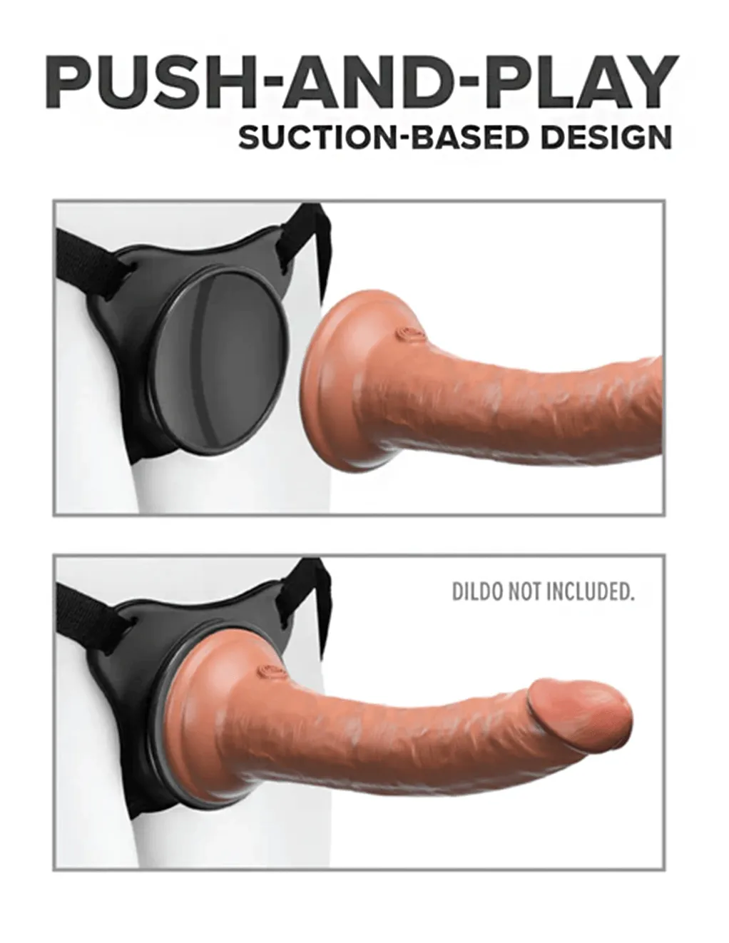 Body Dock Original Universal Suction Cup Dildo Harness