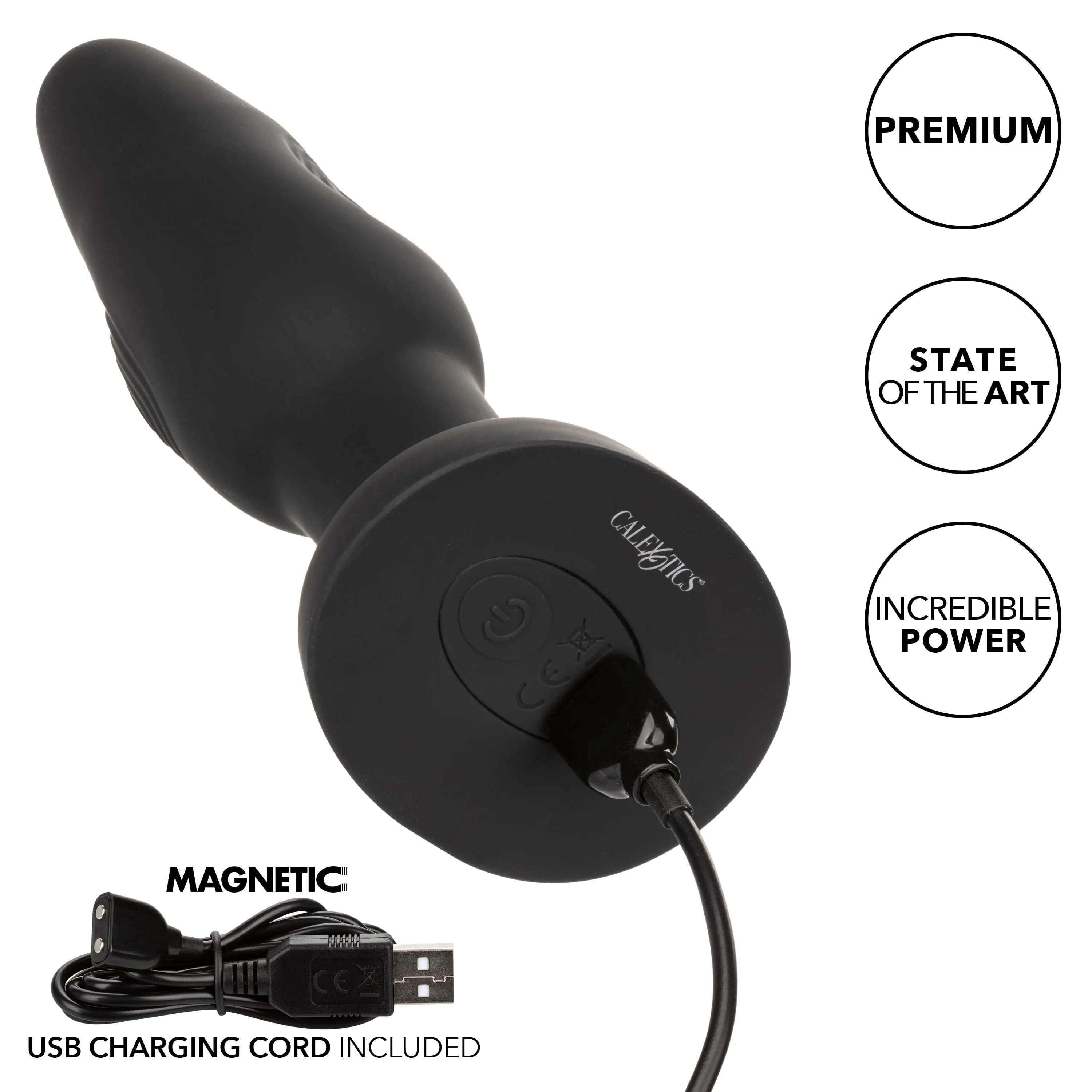 California Exotics - Bionic Dual Pulsating Probe Massager (Black)