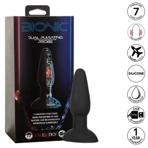 California Exotics - Bionic Dual Pulsating Probe Massager (Black)