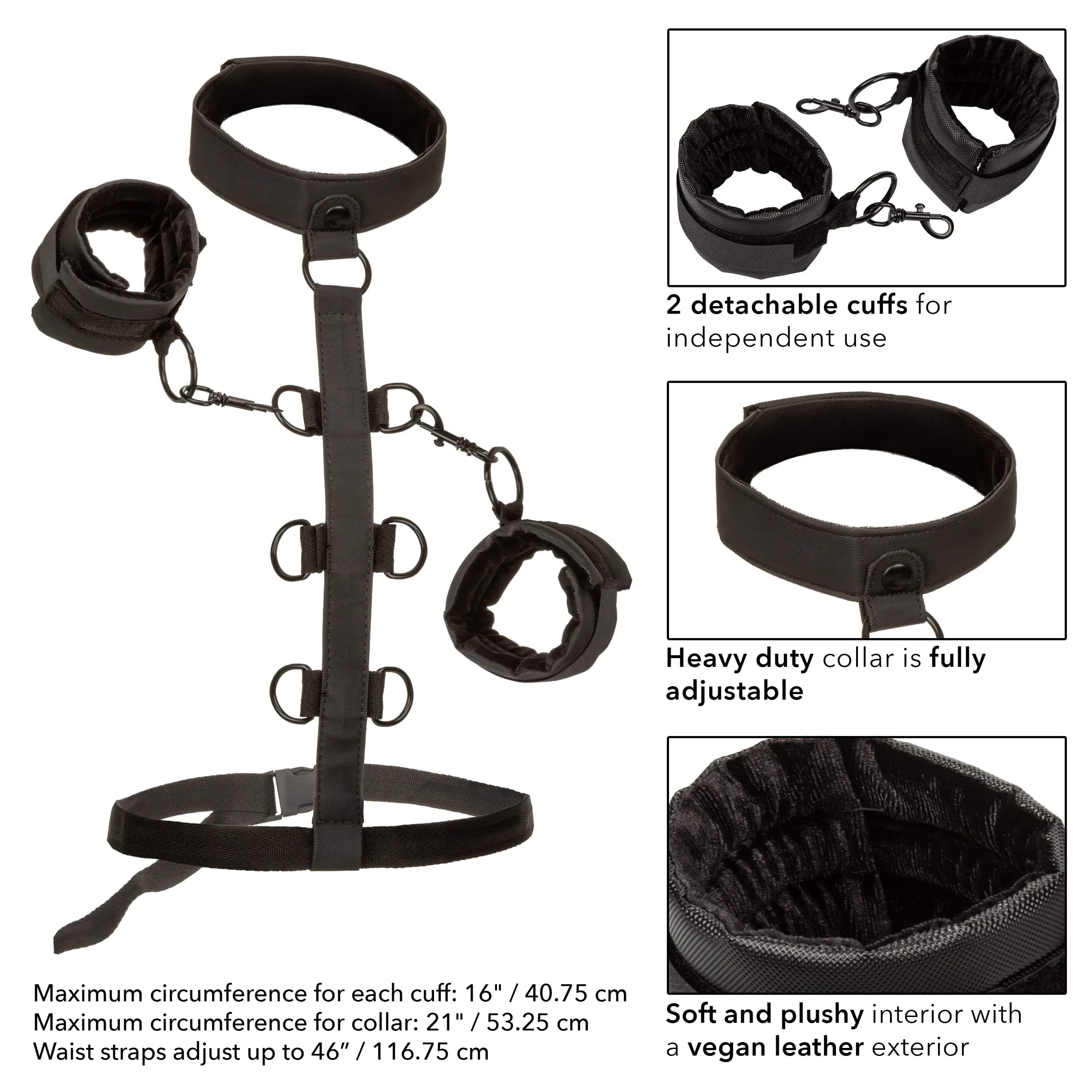 California Exotics - Boundless Collar Body Restraint (Black)