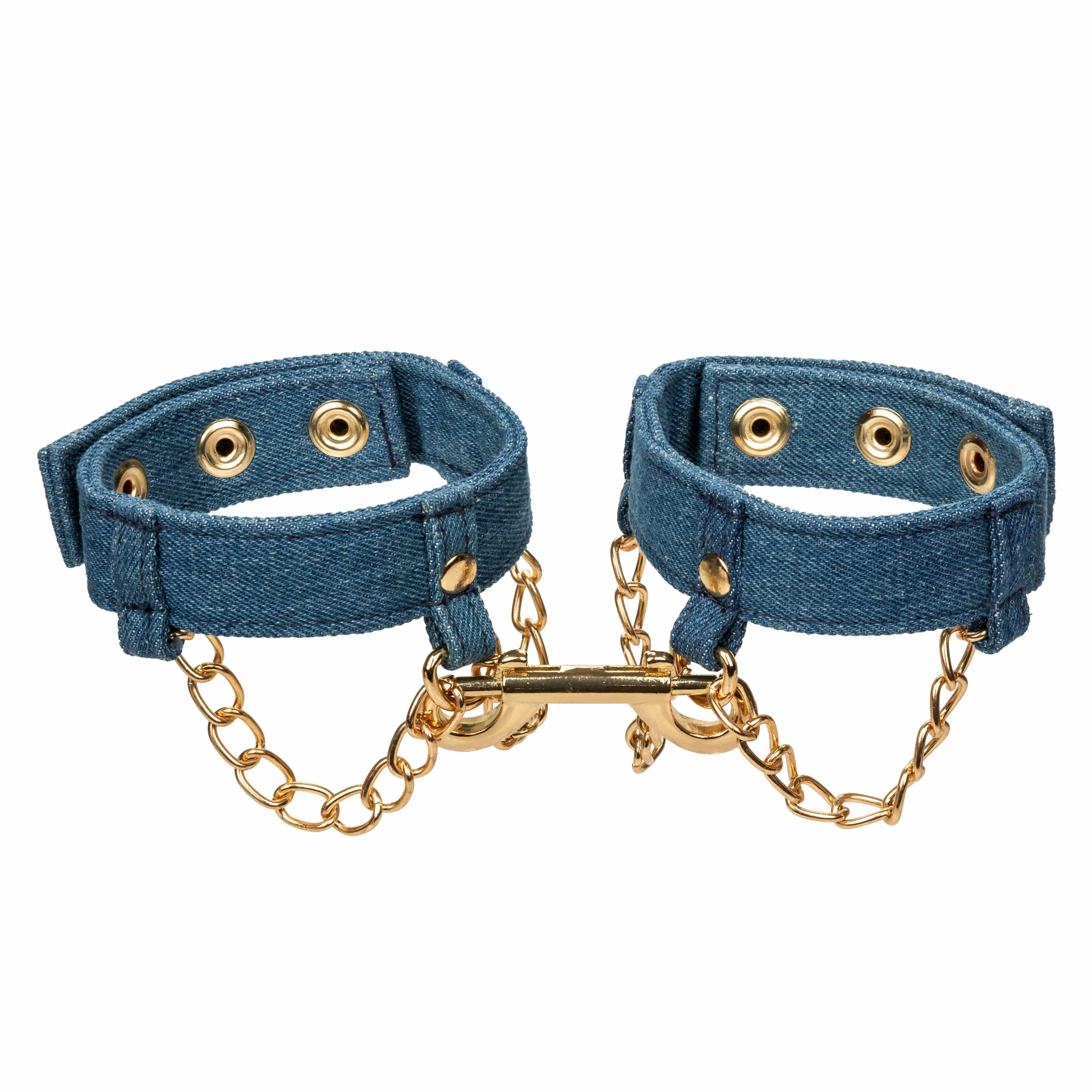 California Exotics - Ride 'em Premium Denim Collection Ankle Cuffs (Blue)
