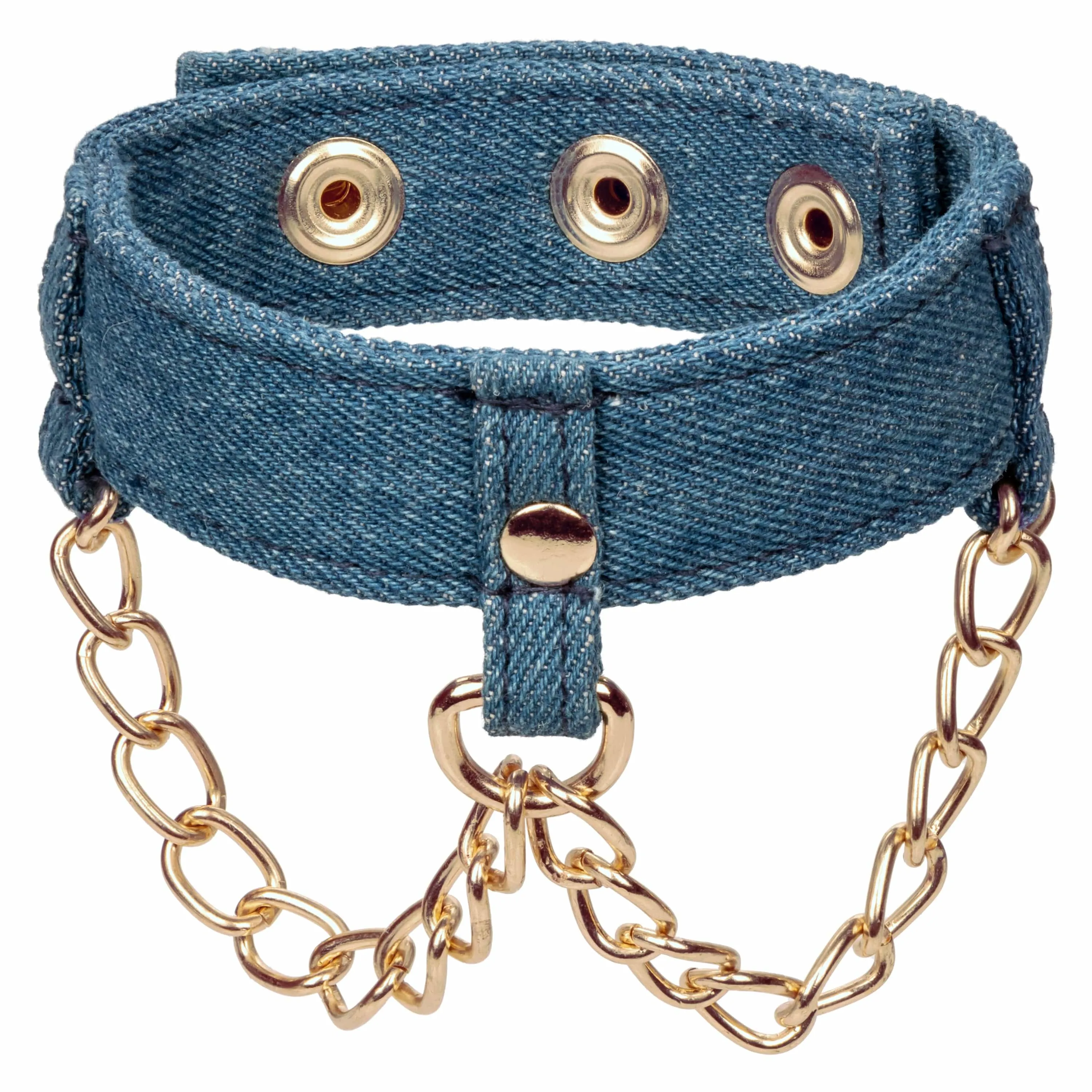 California Exotics - Ride 'em Premium Denim Collection Ankle Cuffs (Blue)