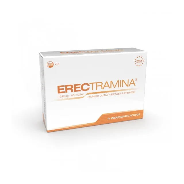 Capsule ERECTRAMINA Premium Quality Booster. pentru erecții puternice și de durată. potență și creșterea libidoului. 16 buc