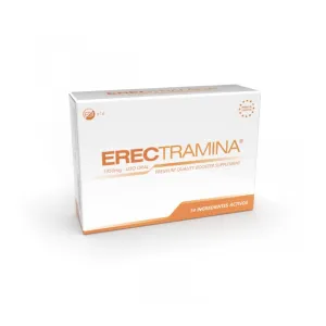 Capsule ERECTRAMINA Premium Quality Booster. pentru erecții puternice și de durată. potență și creșterea libidoului. 16 buc