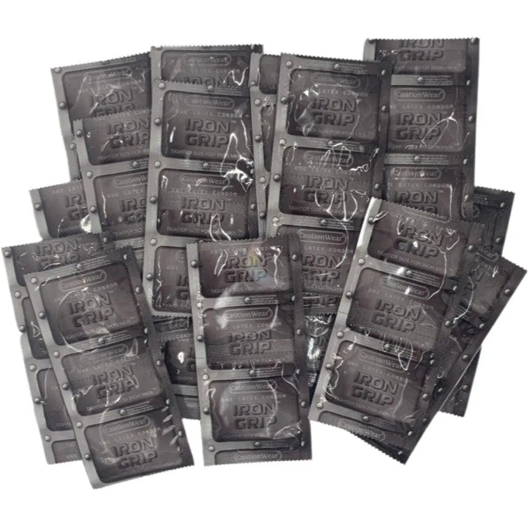 Caution Wear IRON GRIP Snugger Fit Condoms