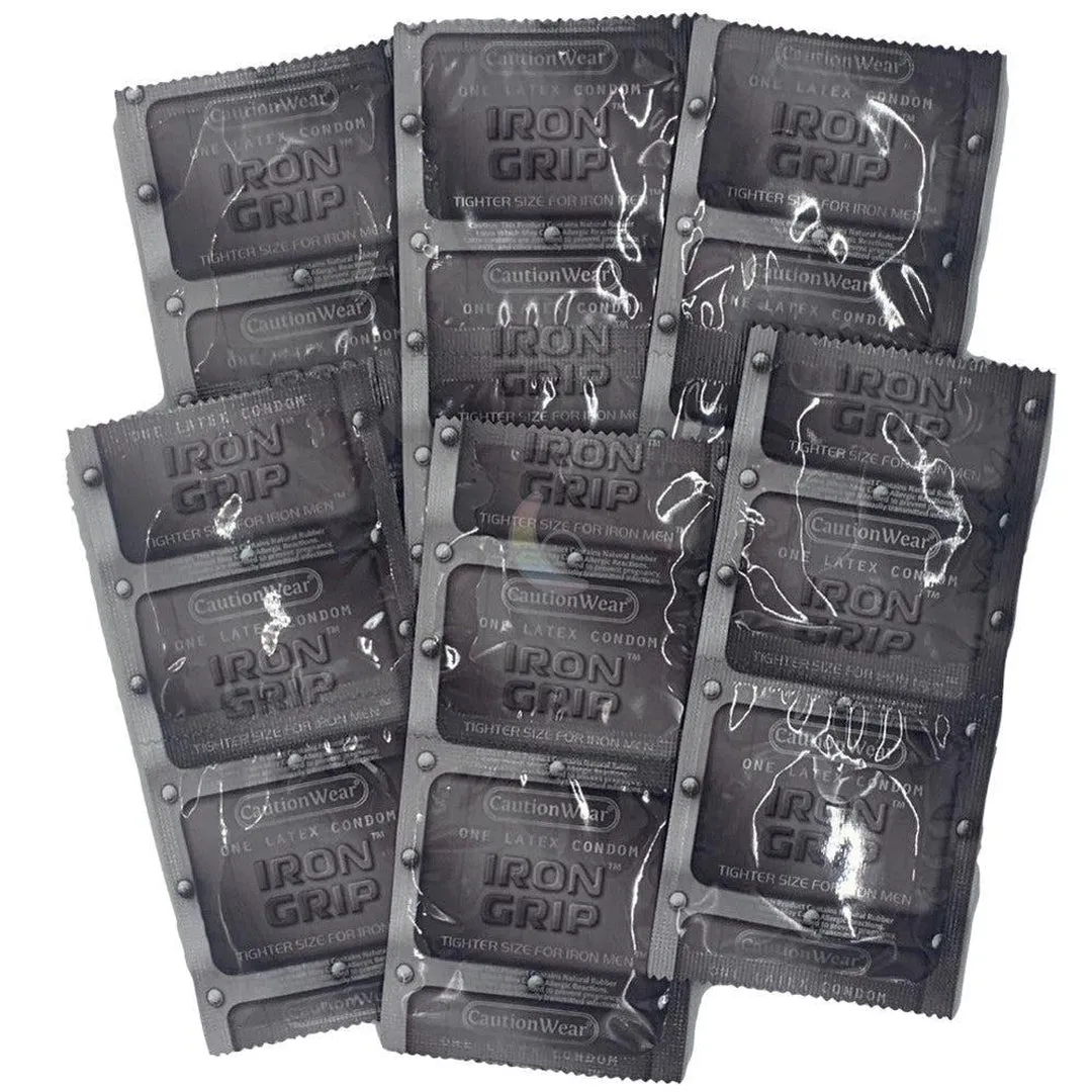 Caution Wear IRON GRIP Snugger Fit Condoms