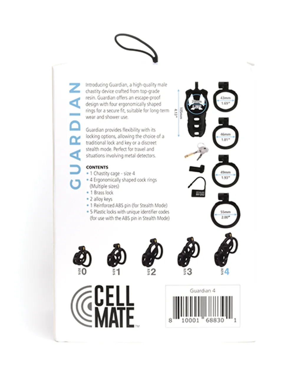Cellmate The Guardian Chastity Cage
