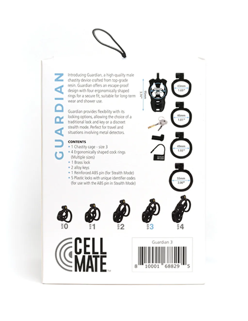Cellmate The Guardian Chastity Cage