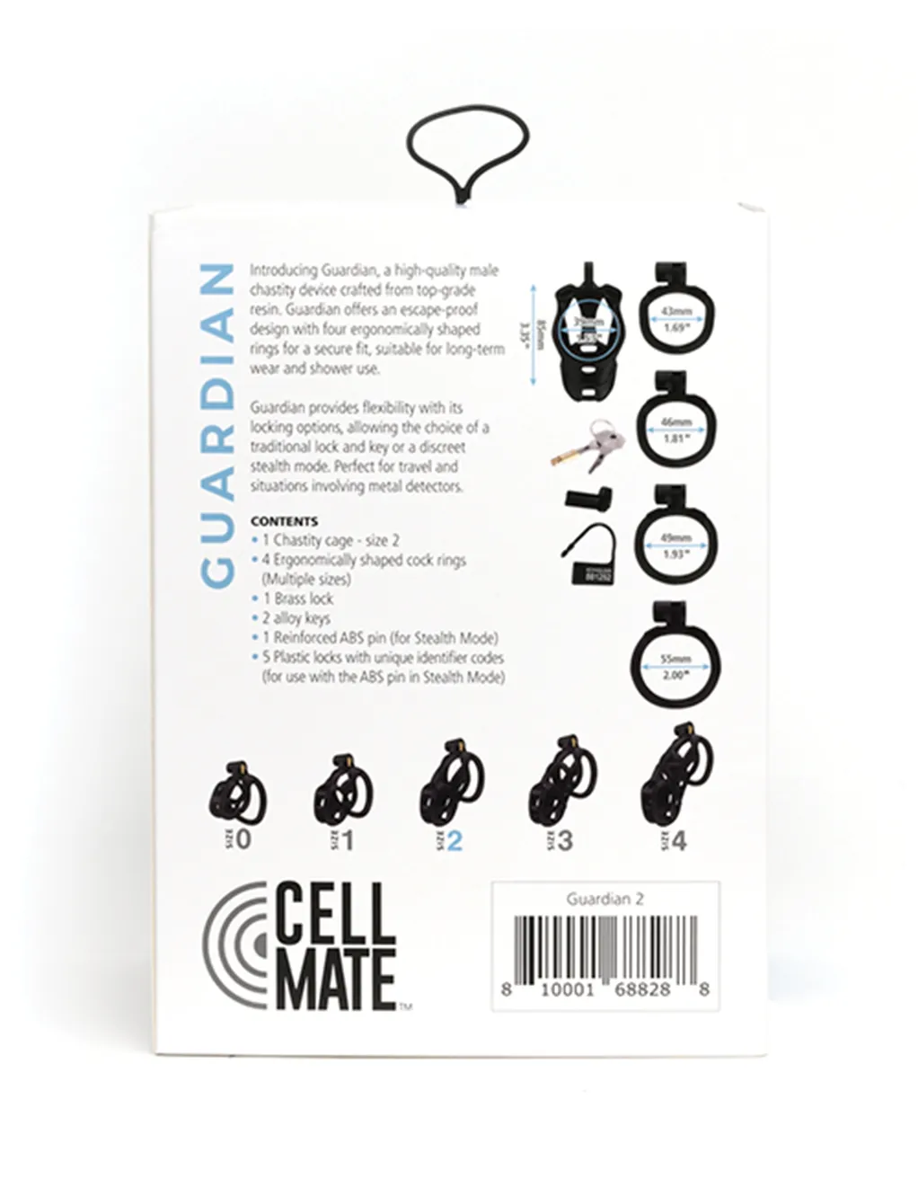 Cellmate The Guardian Chastity Cage