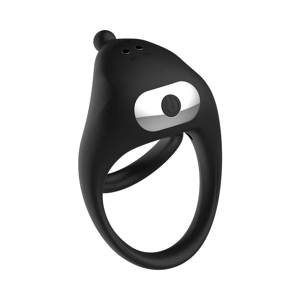 Cockpower Remote Control Pleasure Ring Black