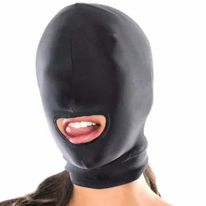 Come Closer Fetish Head Mask | Open Mouth | Universal