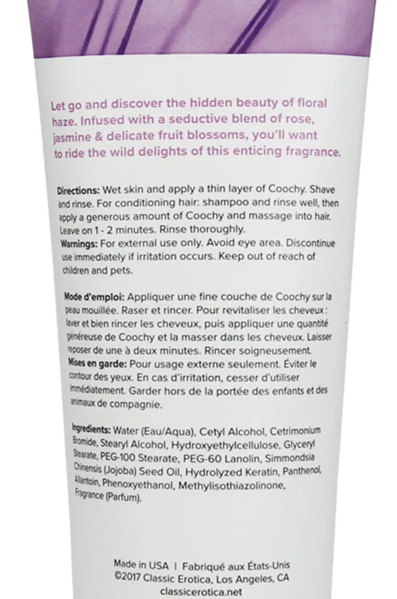 Coochy Rash Free Shave Cream in Floral Haze