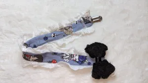 Creepy Dolls Plush Ruffle Deluxe Pacifier Clip
