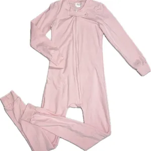 *DEFECT* Lil Pink Baby 1pc Zipper Pajamas
