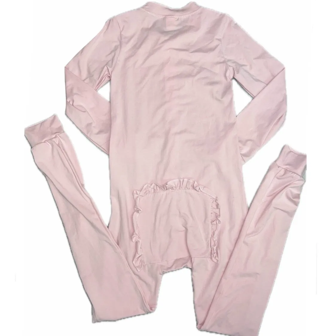 *DEFECT* Lil Pink Baby 1pc Zipper Pajamas