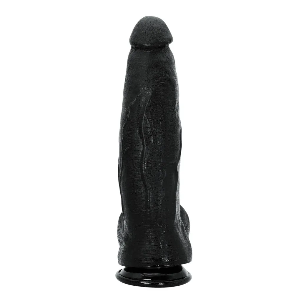 Dildo realist EXTREME by Hidden Desire DONG XXL. din PVC neted. diametru 7 cm. lungime 32 cm. negru