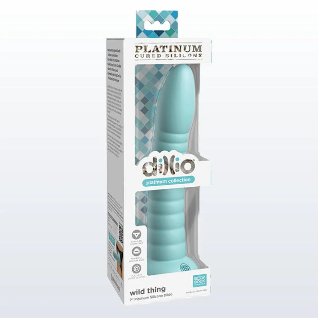 Dillio Platinum - Wild Thing 7 Dildo - Teal