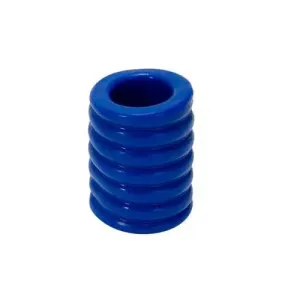 Doc Johnson Men's Cylindrical Blue Stretchy Cock Cage