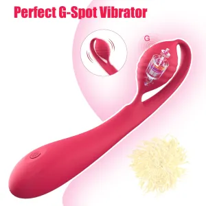 Double End Anal Dildo Vibrating Egg G Spot Vibrator -  Hollow Clit Stimulator Female Sex Toys