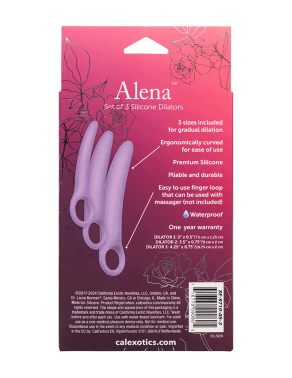 Dr. Laura Berman Alena 3pc Silicone Dilators