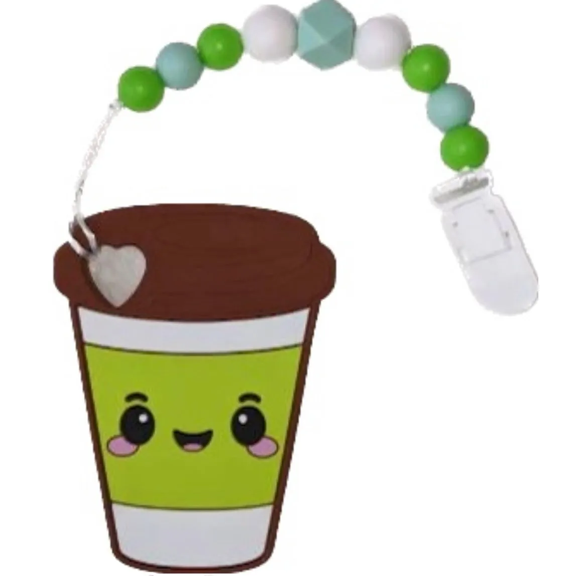 Drinks Silicone Teether Chewing Toy Pacifier Clip VARIETY
